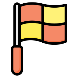 drapeau hors-jeu Icône