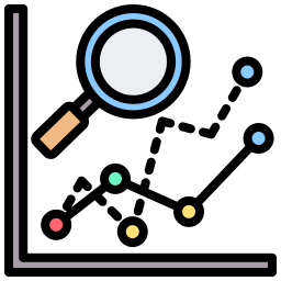 grafico predittivo icona