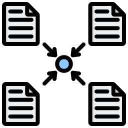 Data collecting icon