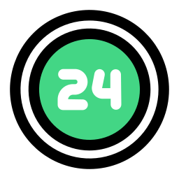 24 hours delivery icon