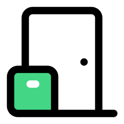 Doorstep delivery icon