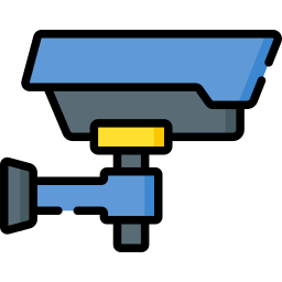 videocamera di sorveglianza icona