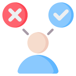Decision making icon