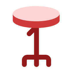 silla de bar icono
