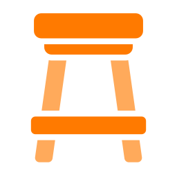 soporte de la silla icono