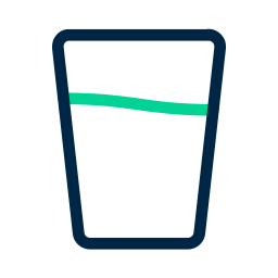 Water glass icon