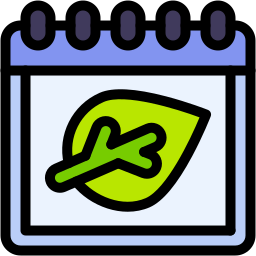 Spring calendar icon