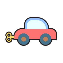 zabawka samochodowa ikona
