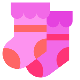 calcetines de bebé icono