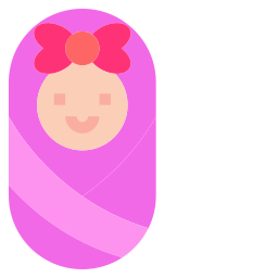 女の赤ちゃん icon