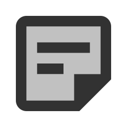 Sticky note icon