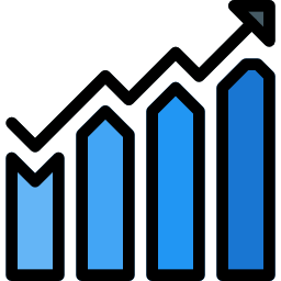 grafico a barre icona