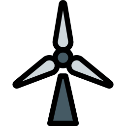 Wind turbine icon