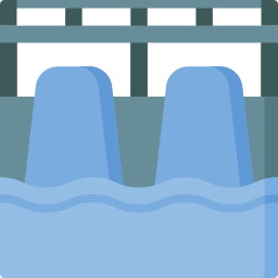 barragem hidroelétrica Ícone