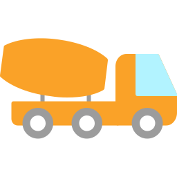 cementowa ciężarówka ikona