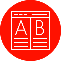 Ab testing icon