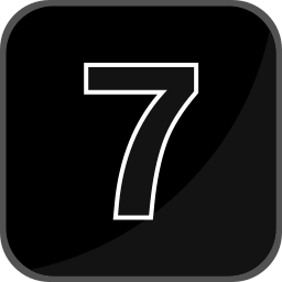 numer 7 ikona