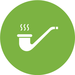 Smoking pipe icon