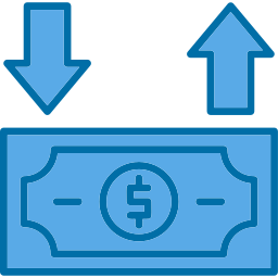 Cash flow icon