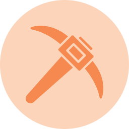 Pick hammer icon
