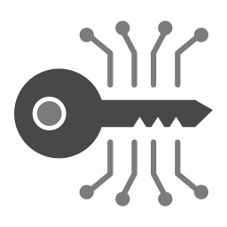 programación clave icono