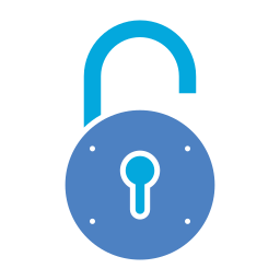 Open lock icon