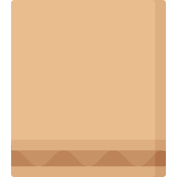 cartón de pared simple icono