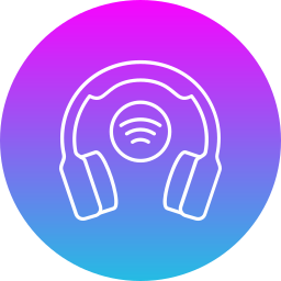 Wireless headphones icon