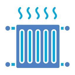 Central heating icon