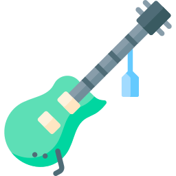 guitarra elétrica Ícone