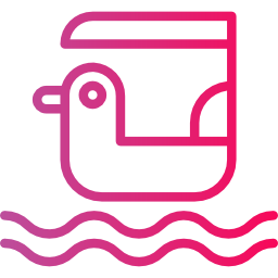 Pedal boat icon