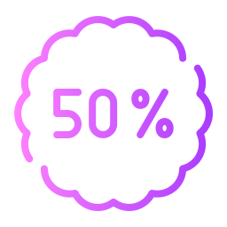 50 % icon