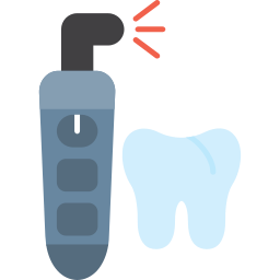 Dental irrigator icon