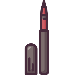 delineador de ojos icono