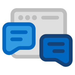 Speech bubbles icon