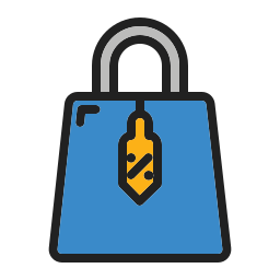 Discount bag icon