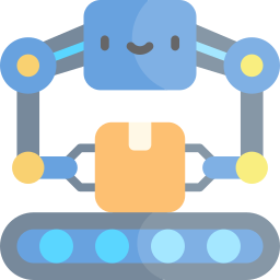 Industrial robot icon