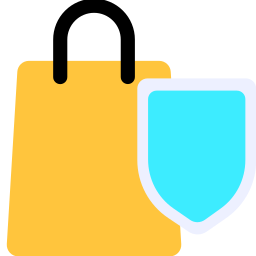 Secure shopping icon