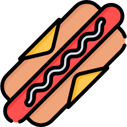 hotdog icoon