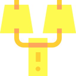 lámpara de pared icono