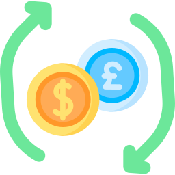 taux de change Icône