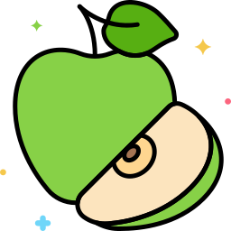 Green apple icon