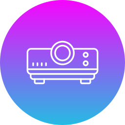 Video projector icon