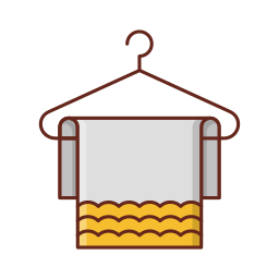 Towel hanger icon