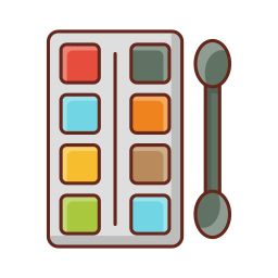 Makeup palette icon