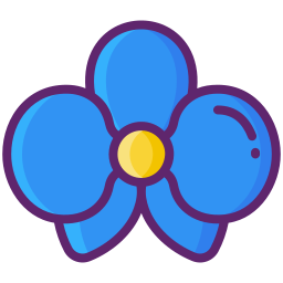 orquídea icono