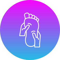 masaje de pies icono