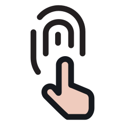 identifizierung von fingerabdrücken icon