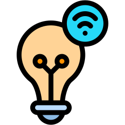 Smart bulb icon