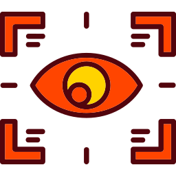 escáner de ojos icono